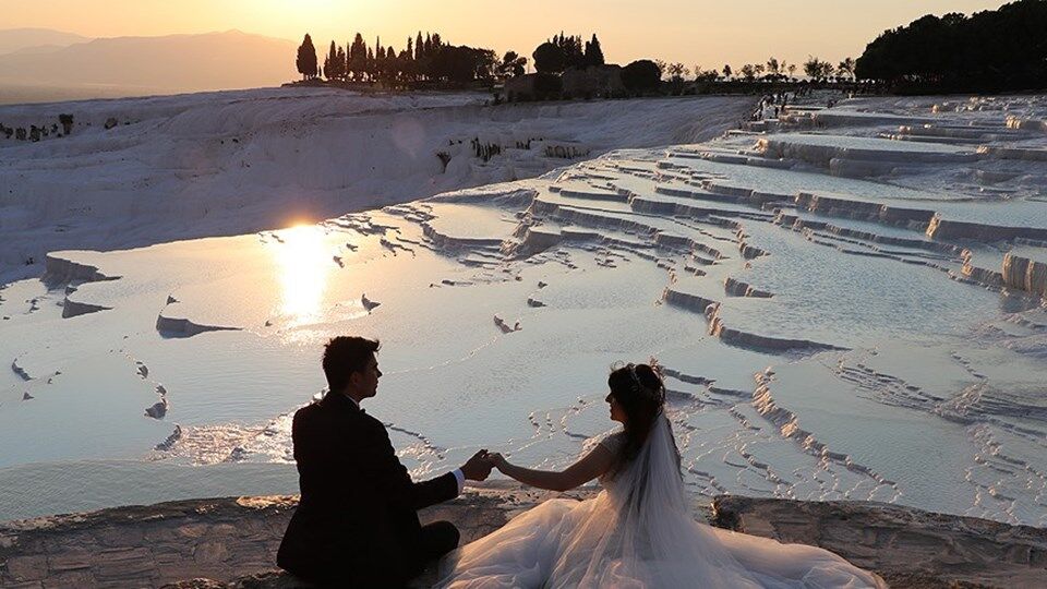 Fotoğrafçıların doğal stüdyosu: Pamukkale