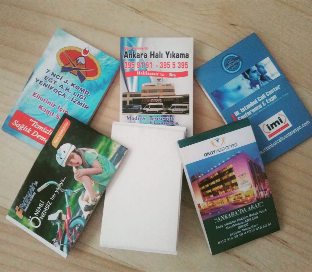 Hijyen için kağıt sabun