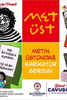 Metin Üstündağ’ın karikatür sergisi sanatseverlerle buluşuyor